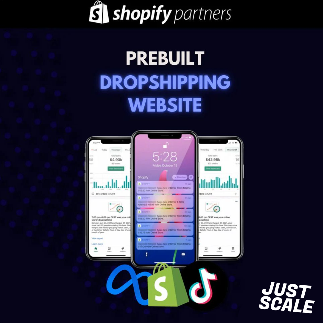 Prebuilt Dropshipping Website